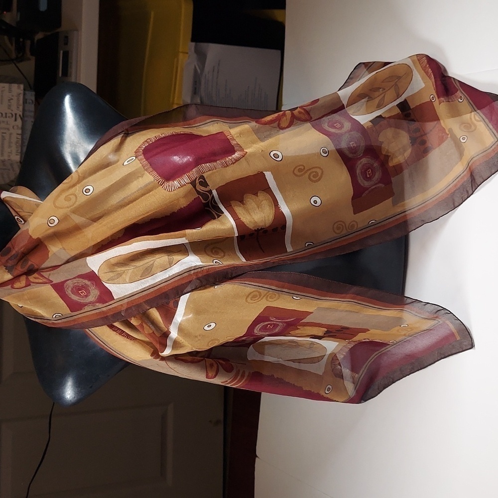 Worthington Printed Sheer Scarf